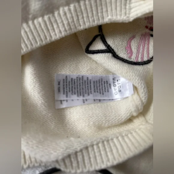 Cream Knit Sweater - Picture 4 of 6